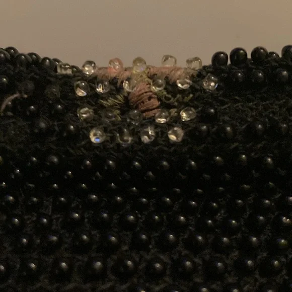 Mid Century Beaded Cluth Purse - Picture 3 of 7
